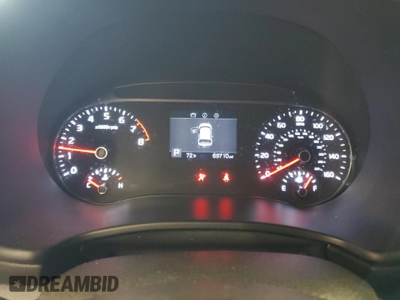 2021 Kia Soul LX with VIN KNDJ23AU9M7762175, listed as a Copart auction lot 48062055 with 69,710 mi miles and Salvage Title. Bid and sale history available at carsss.com. Image 9.
