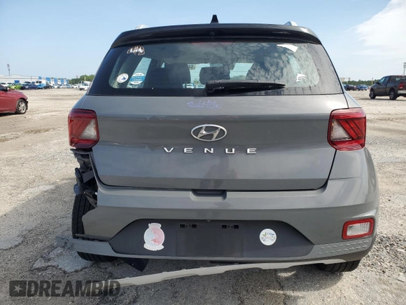 2022 Hyundai Venue SEL with VIN KMHRC8A38NU132103, listed as a Copart auction lot 64608965 with 52,251 mi miles and Salvage title. Bid and sale history available at DreamBid. Image 6.