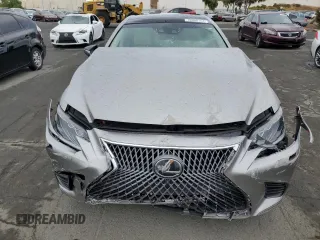 2018 Lexus LS with VIN JTHB5LFF7J5000524, listed as a Copart auction lot 76068154 with 64,029 mi miles and Salvage Title. Bid and sale history available at carsss.com. Image 5.