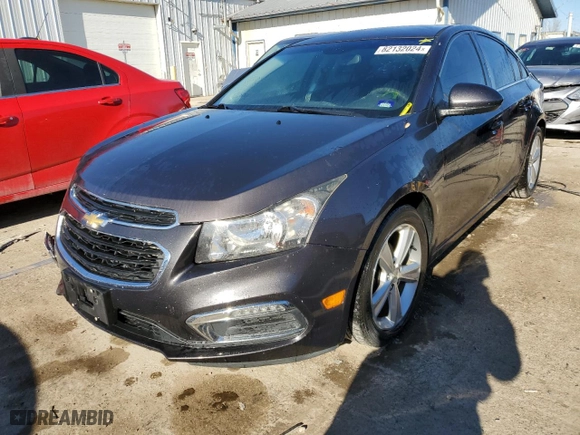 2015 Chevrolet Cruze LT with VIN 1G1PC5SB8F7138332, listed as a Copart auction lot 82132024 with 161,826 mi miles and Salvage Title. Bid and sale history available at carsss.com. Image 1.