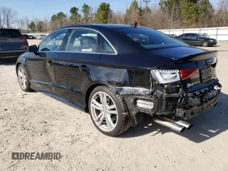 2015 Audi S3 2.0T Premium Plus with VIN WAUBFGFFXF1111893, listed as a Copart auction lot 40068953 with 81,430 mi miles. Bid and sale history available at carsss.com. Image 2.
