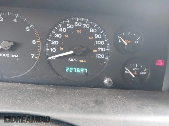 2004 Jeep Grand Cherokee Laredo с VIN 1J4GW48S54C185574, выставлен на аукционе IAAI как лот 42371493 с пробегом 227 697 миль миль и . История ставок и продаж доступна на DreamBid. Изображение 7.