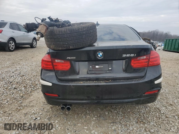 2015 BMW 3 Series 328i xDrive with VIN WBA3B3G52FNR87932, listed as a Copart auction lot 44368485 with Not provided miles and Salvage title. Bid and sale history available at DreamBid. Image 6.