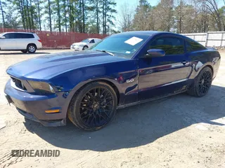 2011 Ford Mustang GT with VIN 1ZVBP8CF6B5138180, listed as a IAAI auction lot 41739427 with 131,604 mi miles. Bid and sale history available at carsss.com. Image 2.