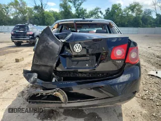 2006 Volkswagen Jetta 1.9L TDI z VIN 3VWDT71K46M043065, wystawiony jako Copart lot #62080885 z przebiegiem 279 917 mil mil oraz Nie do naprawy • Non repairable. Historia ofert i sprzedaży dostępna na DreamBid. Obrazek 6.
