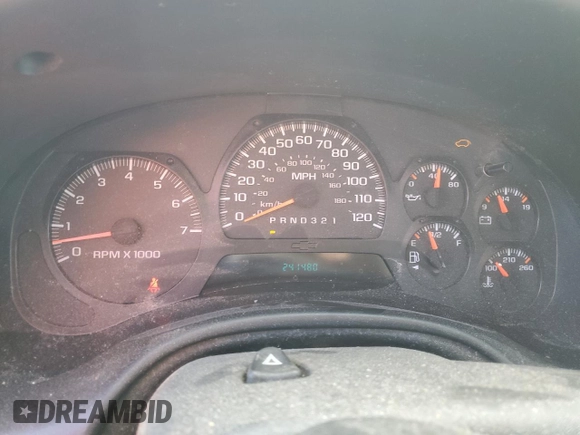 2006 Chevrolet TrailBlazer LS with VIN 1GNET16S966116192, listed as a Copart auction lot 42223135 with 241,480 mi miles and Salvage Title. Bid and sale history available at DreamBid. Image 9.