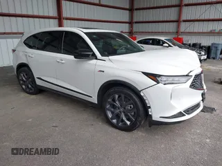2022 Acura MDX w/A-Spec Package with VIN 5J8YE1H03NL023116, listed as a IAAI auction lot 42035834 with 37,766 mi miles and . Bid and sale history available at DreamBid. Image 1.