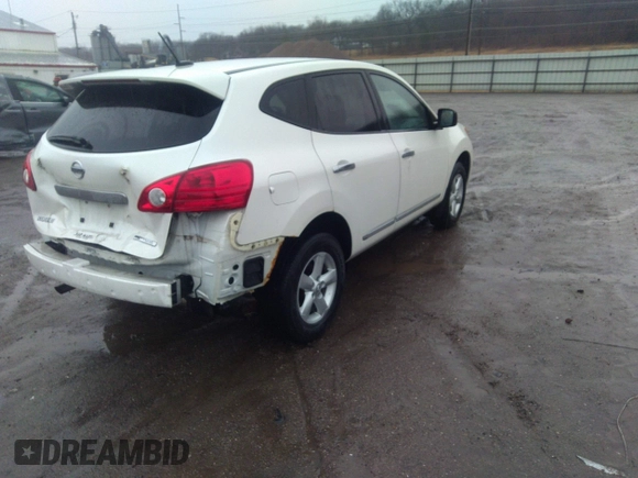 2012 Nissan Rogue S with VIN JN8AS5MT3CW291308, listed as a IAAI auction lot 41730771 with 144,357 mi miles. Bid and sale history available at carsss.com. Image 4.