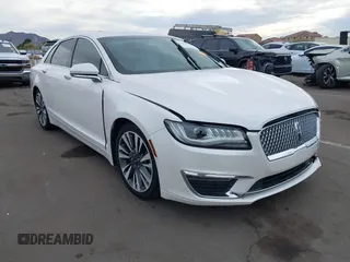 2017 Lincoln MKZ Select with VIN 3LN6L5C98HR642207, listed as a IAAI auction lot 41808958 with 51,794 mi miles. Bid and sale history available at carsss.com. Image 1.