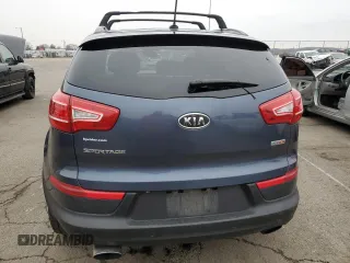 2012 Kia Sportage SX with VIN KNDPCCA69C7170928, listed as a Copart auction lot 44991175 with 176,239 mi miles and Salvage title. Bid and sale history available at DreamBid. Image 6.