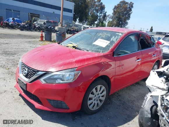 2017 Nissan Sentra SV with VIN 3N1AB7APXHL686584, listed as a IAAI auction lot 41893178 with 38,640 mi miles. Bid and sale history available at carsss.com. Image 2.