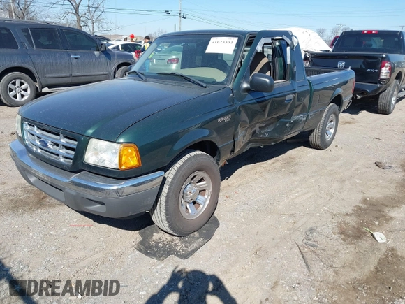 2002 Ford Ranger XLT Appearance with VIN 1FTYR44E82PA79434, listed as a IAAI auction lot 41623304 with 107,143 mi miles. Bid and sale history available at carsss.com. Image 2.