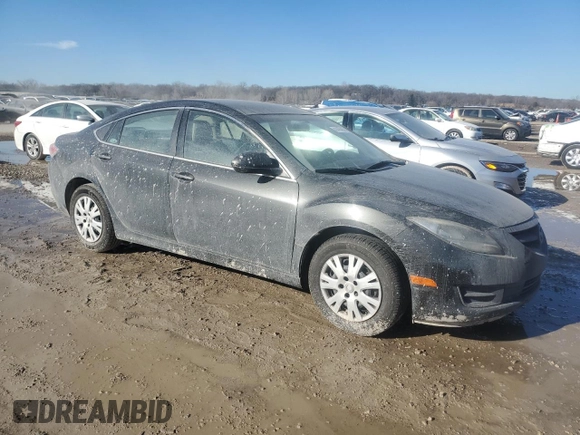 2012 Mazda 6 i Sport with VIN 1YVHZ8BH8C5M01713, listed as a Copart auction lot 41476455 with 164,435 mi miles and Salvage title. Bid and sale history available at DreamBid. Image 4.