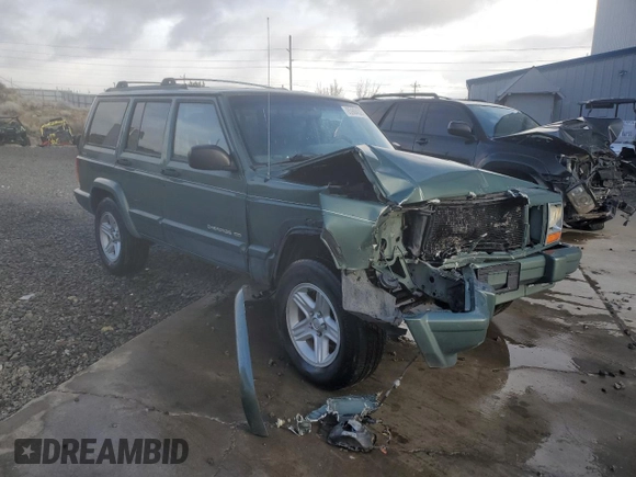 2000 Jeep Cherokee Limited with VIN 1J4FF68S0YL115669, listed as a Copart auction lot 85604524 with 0 mi miles and Salvage Title. Bid and sale history available at carsss.com. Image 4.