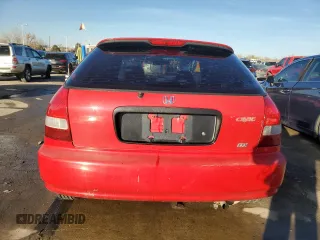 2000 Honda Civic DX with VIN 2HGEJ6348YH102076, listed as a Copart auction lot 47065905 with 198,093 mi miles and Salvage Title. Bid and sale history available at carsss.com. Image 6.