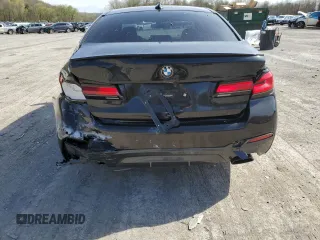 2021 BMW 5 Series 540i with VIN WBA53BJ03MCF79416, listed as a Copart auction lot 54377595 with 59,255 mi miles and Salvage title. Bid and sale history available at DreamBid. Image 6.