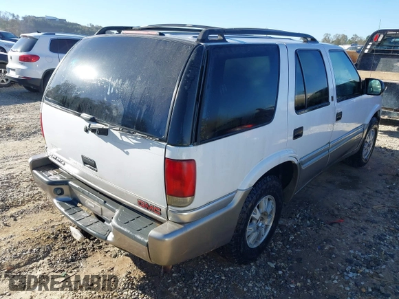 1999 GMC Jimmy SLE with VIN 1GKDT13W9X2545745, listed as a IAAI auction lot 40566227 with 1 mi miles. Bid and sale history available at carsss.com. Image 4.
