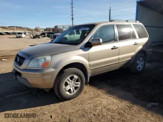 2005 Honda Pilot EX-L with NAVI with VIN 2HKYF18785H558200, listed as a Copart auction lot 86393924 with 235,140 mi miles and Salvage Title. Bid and sale history available at carsss.com. Image 1.