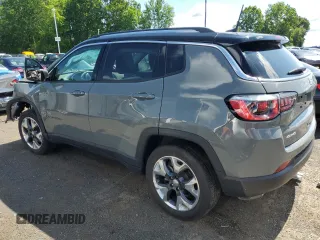 2019 Jeep Compass High Altitude z VIN 3C4NJDCB9KT704520, wystawiony jako Copart lot #58820335 z przebiegiem 17 061 mil mil oraz Szkoda całkowita • Salvage title. Historia ofert i sprzedaży dostępna na DreamBid. Obrazek 2.