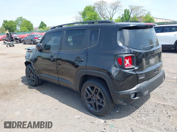 2021 Jeep Renegade Latitude with VIN ZACNJDBB5MPN33810, listed as a IAAI auction lot 42167988 with Not provided miles and . Bid and sale history available at DreamBid. Image 3.