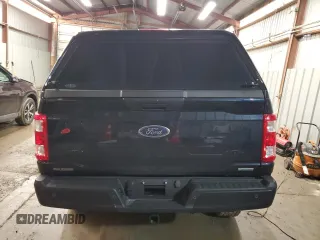 2023 Ford F-150 with VIN 1FTFW1P83PKE89261, listed as a Copart auction lot 46786025 with 9,079 mi miles and Salvage title. Bid and sale history available at DreamBid. Image 6.