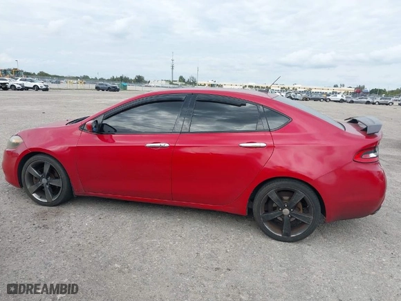2016 Dodge Dart GT with VIN 1C3CDFEB0GD585457, listed as a IAAI auction lot 41339693 with 99,650 mi miles. Bid and sale history available at carsss.com. Image 14.