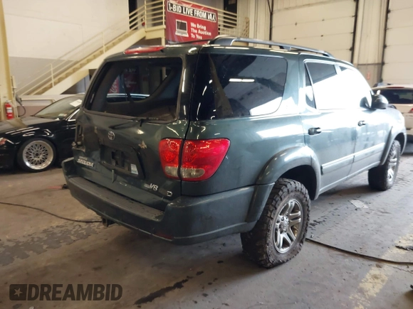 2006 Toyota Sequoia SR5 with VIN 5TDBT44A16S262643, listed as a IAAI auction lot 41658275 with 403,034 mi miles and . Bid and sale history available at DreamBid. Image 4.