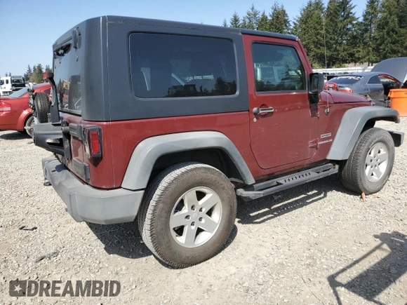 2010 Jeep Wrangler Sport with VIN 1J4AA2D11AL126197, listed as a Copart auction lot 53701635 with 141,483 mi miles and Salvage Title. Bid and sale history available at carsss.com. Image 3.