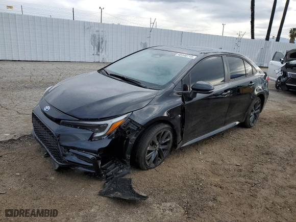 2024 Toyota Corolla Hybrid LE with VIN JTDBCMFE5RJ031956, listed as a Copart auction lot 48440715 with 13,971 mi miles and Salvage Title. Bid and sale history available at carsss.com. Image 1.