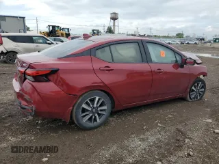 2021 Nissan Versa SV with VIN 3N1CN8EV4ML856575, listed as a Copart auction lot 58821295 with Not provided miles and Salvage title. Bid and sale history available at DreamBid. Image 3.