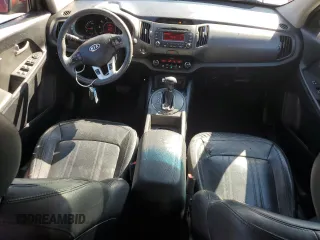 2011 Kia Sportage SX with VIN KNDPC3A64B7120176, listed as a Copart auction lot 48480145 with 208,933 mi miles and Salvage title. Bid and sale history available at DreamBid. Image 8.