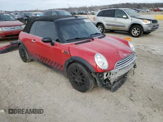 2008 MINI Convertible with VIN WMWRF33588TG17946, listed as a Copart auction lot 41875965 with 58,741 mi miles and Salvage title. Bid and sale history available at DreamBid. Image 4.