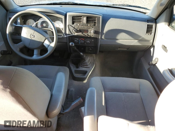 2006 Dodge Dakota ST with VIN 1D7HW28K06S665504, listed as a Copart auction lot 73545484 with 232,944 mi miles and Salvage Title. Bid and sale history available at DreamBid. Image 8.