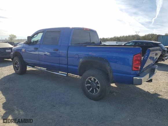 2007 Dodge Ram 2500 SLT with VIN 3D7KS29A97G805663, listed as a Copart auction lot 75465184 with 163,499 mi miles and Salvage Title. Bid and sale history available at carsss.com. Image 2.