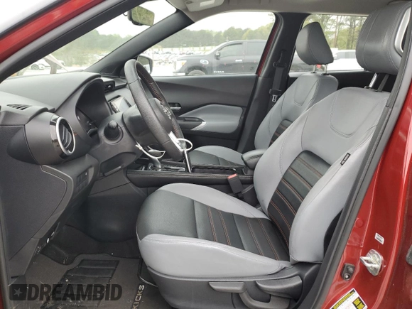 2023 Nissan Kicks SR with VIN 3N1CP5DV6PL512065, listed as a Copart auction lot 51049495 with 25,128 mi miles and Salvage Title. Bid and sale history available at carsss.com. Image 7.