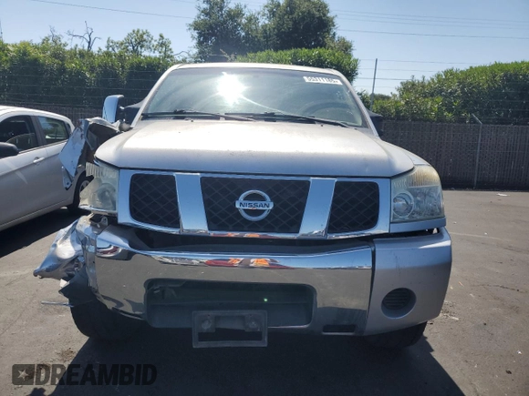 2004 Nissan Titan SE with VIN 1N6AA06A74N586123, listed as a Copart auction lot 55311185 with 98,825 mi miles and Clean Title. Bid and sale history available at carsss.com. Image 5.