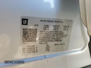 2020 Cadillac XT4 FWD Premium Luxury with VIN 1GYFZCR44LF099246, listed as a Copart auction lot 41861735 with 98,018 mi miles and Salvage title. Bid and sale history available at DreamBid. Image 14.