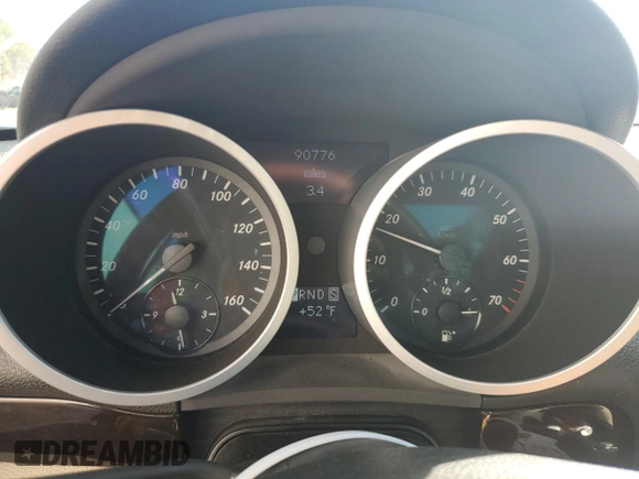 2007 Mercedes-Benz SLK 350 with VIN WDBWK56FX7F149048, listed as a Copart auction lot 84550844 with 90,776 mi miles and Clean title. Bid and sale history available at DreamBid. Image 9.