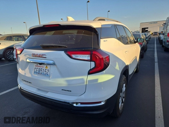 2022 GMC Terrain SLT with VIN 3GKALVEV2NL161509, listed as a IAAI auction lot 42678007 with 55,419 mi miles and . Bid and sale history available at DreamBid. Image 22.