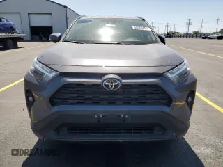 2025 Toyota RAV4 XLE Premium with VIN 2T3A1RFV4SC522493, listed as a Copart auction lot 58569445 with 14 mi miles and Salvage title. Bid and sale history available at DreamBid. Image 5.
