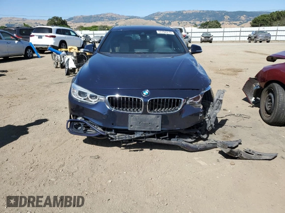 2016 BMW 4 Series 428i xDrive z VIN WBA4C9C55GG140032, wystawiony jako Copart lot #57702215 z przebiegiem 57 050 mil mil oraz Szkoda całkowita • Salvage title. Historia ofert i sprzedaży dostępna na DreamBid. Obrazek 5.