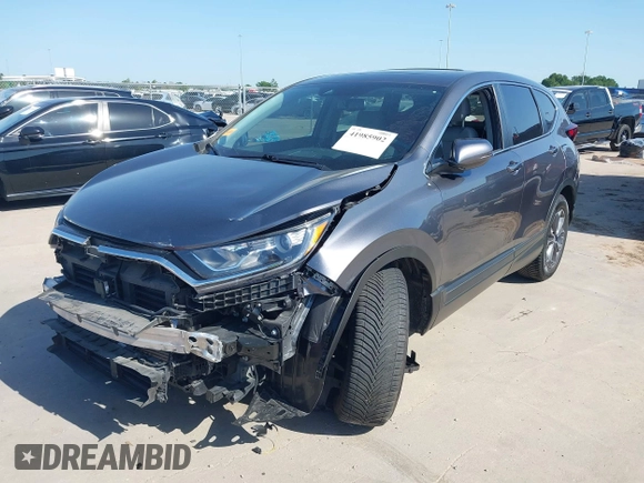 2020 Honda CR-V EX-L with VIN 2HKRW1H83LH423622, listed as a IAAI auction lot 41985902 with 1 mi miles. Bid and sale history available at carsss.com. Image 2.