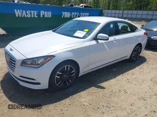 2017 Genesis G80 3.8L with VIN KMHGN4JE4HU169181, listed as a IAAI auction lot 41991011 with 78,470 mi miles. Bid and sale history available at carsss.com. Image 2.