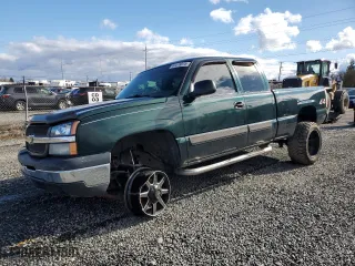 2004 Chevrolet Silverado 1500 LS with VIN 1GCEK19V94E366407, listed as a Copart auction lot 44418075 with 186,702 mi miles and Salvage Title. Bid and sale history available at carsss.com. Image 1.