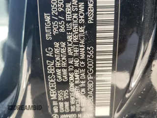 1993 Mercedes-Benz 190 z VIN WDBDA28D1PG007363, wystawiony jako Copart lot #53259095 z przebiegiem 85 393 mil mil oraz Nie do naprawy • Non repairable. Historia ofert i sprzedaży dostępna na DreamBid. Obrazek 12.