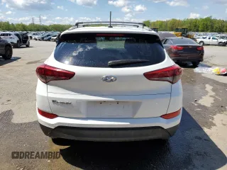 2017 Hyundai Tucson SE with VIN KM8J33A41HU506970, listed as a Copart auction lot 52351705 with 86,074 mi miles and Salvage Title. Bid and sale history available at DreamBid. Image 6.