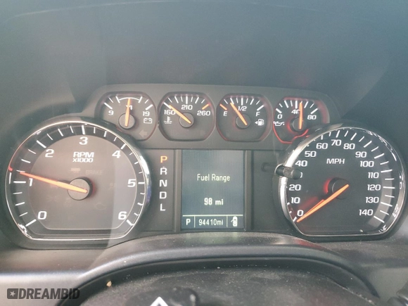 2018 Chevrolet Silverado 1500 Work Truck with VIN 1GCVKNEH6JZ112942, listed as a Copart auction lot 44781324 with 94,410 mi miles and Non Repairable. Bid and sale history available at carsss.com. Image 9.