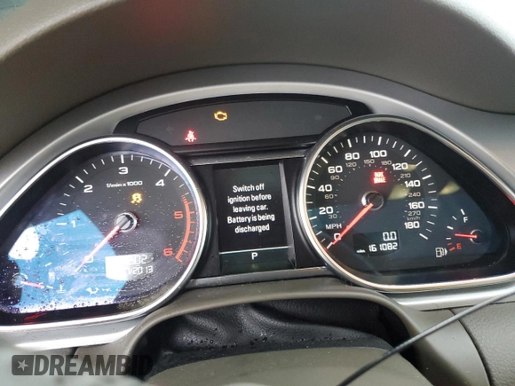 2013 Audi Q7 3.0L TDI Premium Plus with VIN WA1LMAFE4DD012722, listed as a Copart auction lot 45210685 with 161,082 mi miles and Clean Title. Bid and sale history available at carsss.com. Image 9.