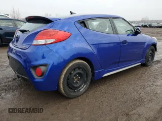 2013 Hyundai Veloster Turbo z VIN KMHTC6AEXDU134283, wystawiony jako Copart lot #39048284 z przebiegiem 97 988 mil mil oraz Szkoda całkowita • Salvage title. Historia ofert i sprzedaży dostępna na DreamBid. Obrazek 3.