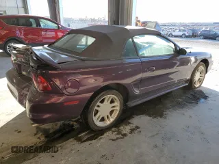 1996 Ford Mustang GT with VIN 1FALP45X9TF226146, listed as a Copart auction lot 42943185 with 60,357 mi miles and Salvage Title. Bid and sale history available at carsss.com. Image 3.
